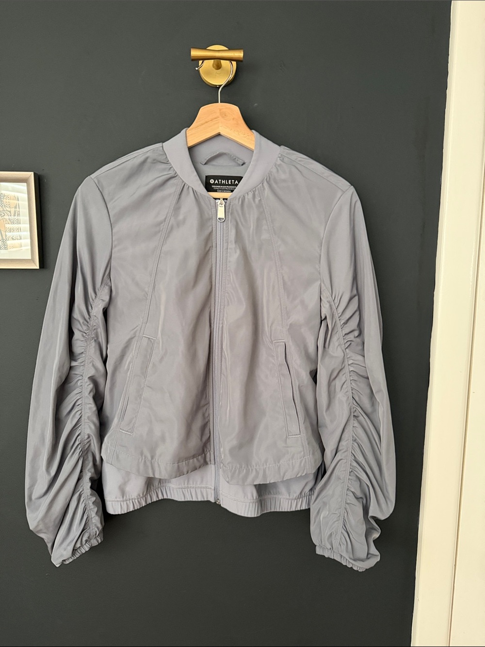 Athleta nylon bomber jacket